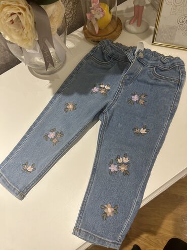 Cinslər və şalvarlar: Cins şalvar, Qız, 1 - 2 yaş, H&M