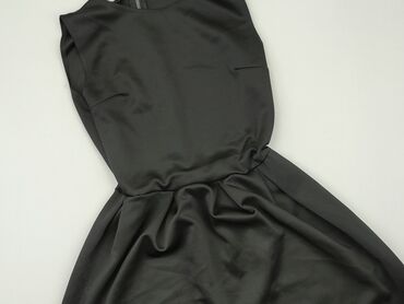 czarne bluzki bez rękawów: Dress, S (EU 36), condition - Good