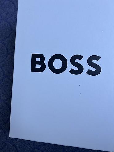 Детская обувь: BOSS brendi uşaq/yeni yetmə üçün yüksəkboğaz idman ayaqqabısı - Rəng — 4