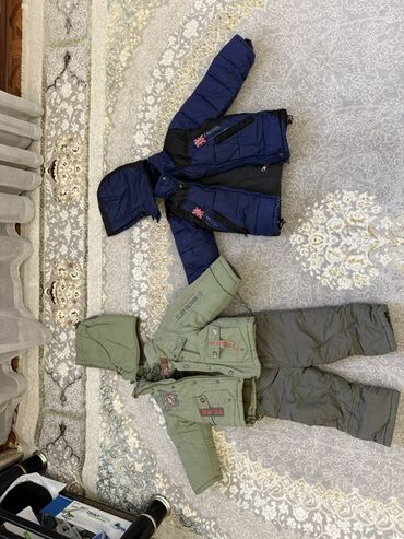 двойка теплая: Комплект, цвет - Синий, Б/у