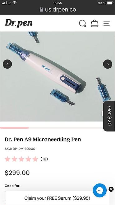 dr pen: Продаю dermapen от Dr.PEN-микронидлинг с картриджами.150$ — 2