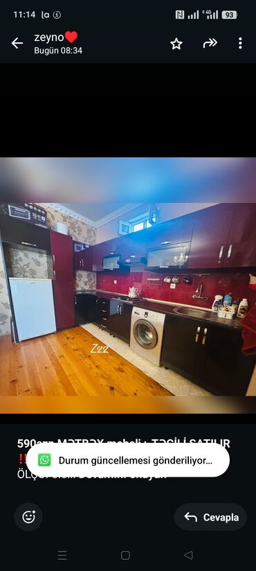 *590azn MƏTBƏX mebeli :-TƏCİLİ SATILIR*‼️ ÖLÇÜ:-5.5 ÜZƏRİNDƏ