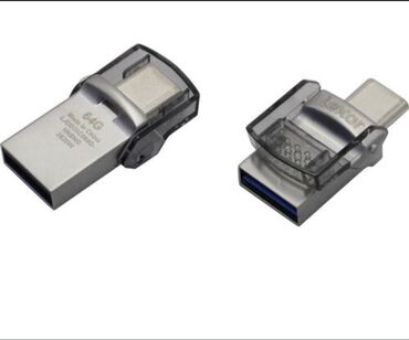 Другие аксессуары для компьютеров и ноутбуков: USB флешки Lexar 64g (можно подключить к телефону с разъемом Type-C)