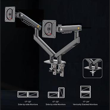 monitor arm: Monitor ARM NB Ergonomic A5C Dual - iki monitor üçün nəzərdə tutulmuş — 4