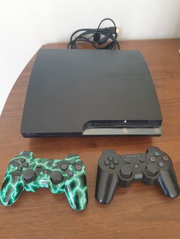хбох оне с: Sony PlayStation 3 slim 2-джойстика состояние хорошее установлены