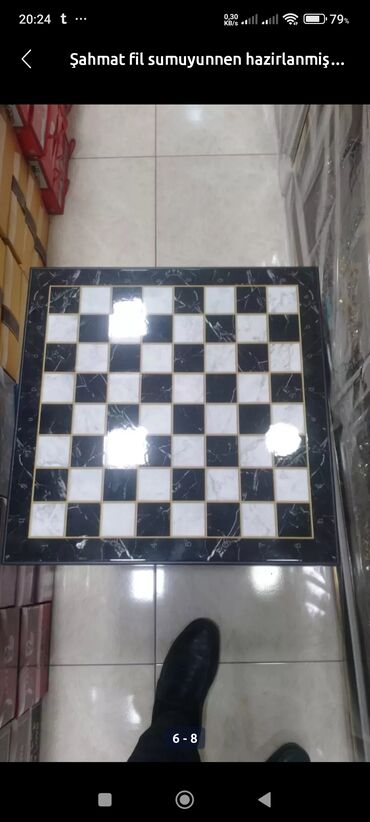 Şahmatlar: Şahmat.yenidir.boyuk olcudúdur. qiymətlər ferqlidir. 300 manata qədər — 10