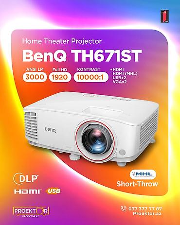 hy300 projector: Yeni Portativ Proyektor BenQ, Ödənişli çatdırılma — 1