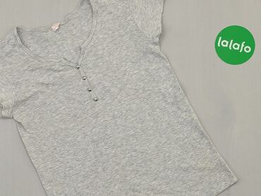 Koszule i bluzki: Bluzka, XL (EU 42), stan - Zadowalający, wzór - Jednolity kolor, kolor - Szary