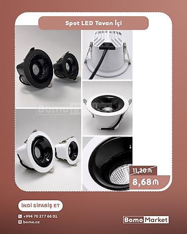 Spot LED tavan içi işıqlandırma - Tavan daxilinə quraşdırılan spot