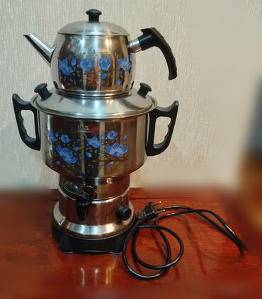 Zərgərlik dəstləri: İşlənmiş Elektrik Samovar, 4 l, Ünvandan götürmə