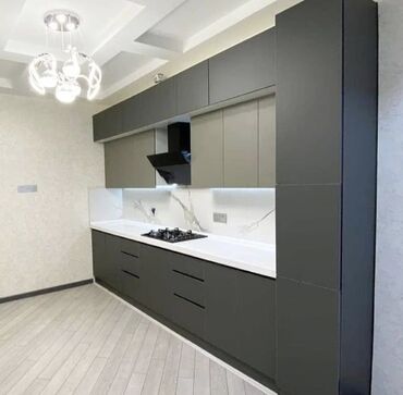 Sifarişlə mətbəx mebeli: Sifarişlə mətbəx dəsti, Özü çəkən petlələr, MDF, Kredit yoxdur — 3