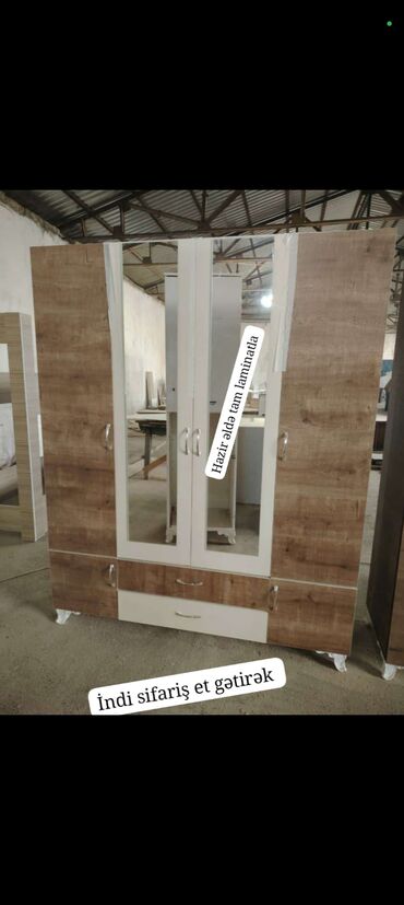 Dolablar: Yeni, 4 qapılı Düz dolab, Dolab-asılqan — 11