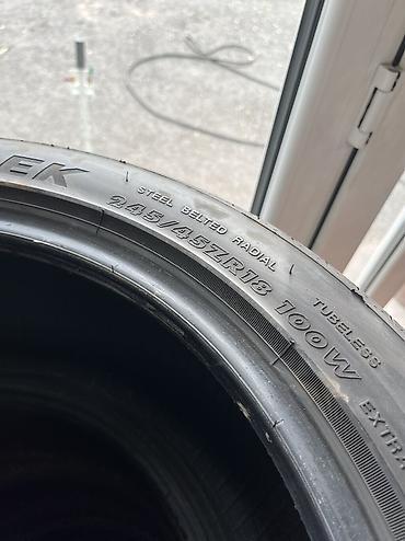 Шины и диски: Шины 245 / 45 / R 18, Лето, Б/у, Комплект, Легковые, Китай, Maxxis — 3