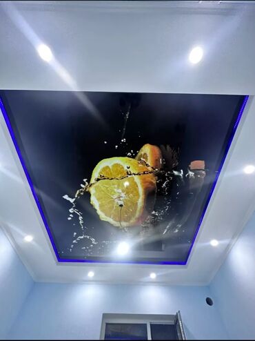 Натяжной потолок: Натяжной потолок Глянцевое, Матовое, 3D потолки Бесплатный замер, Гарантия, Монтаж — 10