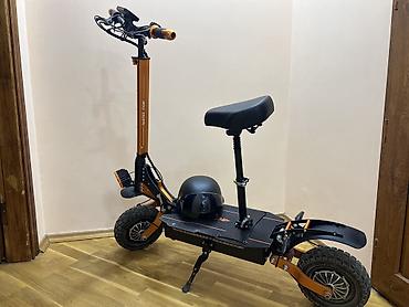 Электротранспорт: Elektrik skuter – off-road təkərlərlə, oturacaqlı model - Güclü — 5