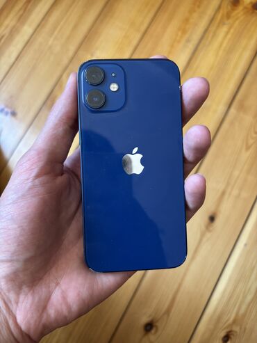 ayfon 4s qiymeti: IPhone 12 mini, 64 GB, Blue Titanium, Zəmanət, Simsiz şarj, Face ID
