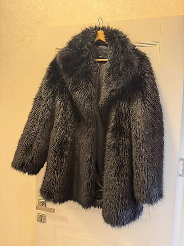 tuklu geyim: Kürk, Mango, M, L, XL, rəng - Qara — 2