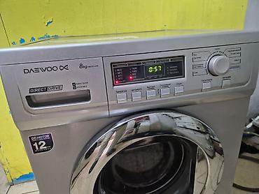 candy paltaryuyan: Paltaryuyan maşın Daewoo, 8 kq, İşlənmiş, Avtomat, Qurutma var, Kredit yoxdur, Pulsuz çatdırılma — 3