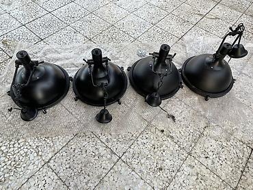 ikinci əl saatlar: 4 lü şəkildə satılır Ofisdə istifadə olunub dokorativ lampa — 3