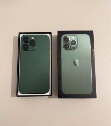 sentir: IPhone 13 Pro, 128 GB, Yaşıl, Zəmanət, Simsiz şarj, Face ID