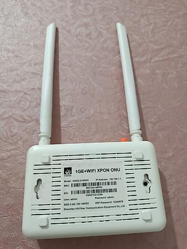 12 pro max barter: HSGQ 1GE + WiFi XPON ONU (Model: HSGQ-X100W2) - Fiber internet üçün — 3