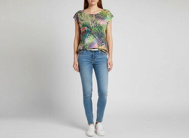 smog relaxed fit t shirt new yorker: Tatuum, T-shirt damski, rozmiar M