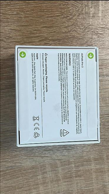 airpods pro 1: Yeni Simsiz (Bluetooth) Qulaqcıqlar, Apple, rəng - Ağ — 2