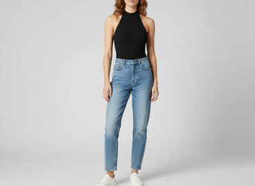 body z kołnierzykiem: H&M, Body damskie, rozmiar M