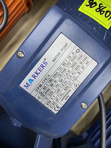 Үй жана бакча үчүн бардык: Центробежный насос MARKERS CPM-170 Назначение: перекачка чистой воды — 2