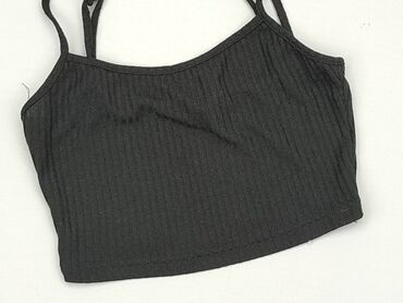 czarne eleganckie t shirty: Top Shein, XS (EU 34), condition - Good