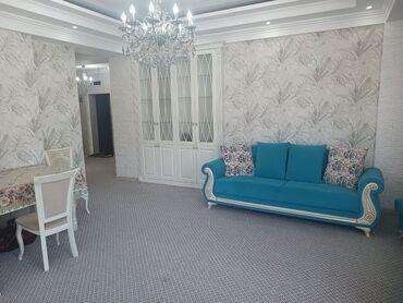 долгосрочная аренда квартиры в бишкеке: 3 комнаты, 100 м², Элитка, 2 этаж, Дизайнерский ремонт
