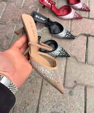 Sandale: Ženska obuća – tri modela 1) Elegantne špic salonke/mule L.Day - — 1