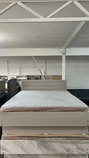 Двуспальные кровати: Двуспальная кровать, Новый, С матрасом, длина - 200 см — 4