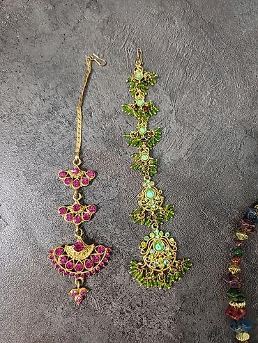 Наборы украшений: Серьги пр-во Корея.цена 400 и 250с браслет на руку 200с Индийские — 8