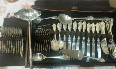 gümüşün qiyməti 2023: Gümüş 62 ədədlik dəst(925 prob)