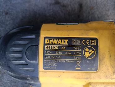 dewalt d2095: DEWALT D21520 (GB) – 710W elektrikli qazma - Güc: 710 W - Giriş — 3