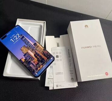 Huawei: Huawei P40 Pro, 256 GB, rəng - Qara, Sensor, Barmaq izi, Simsiz şarj