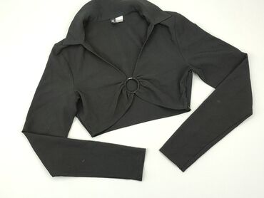 czarne eleganckie t shirty: Топ H&M, S, стан - Дуже гарний