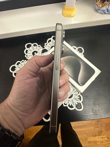 Apple iPhone: IPhone 15 Pro, 128 GB, Natural Titanium, Sənədlərlə — 11