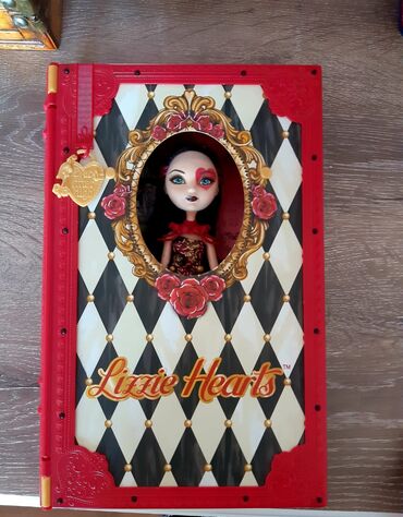 barbie kuklaları: Кукла Эвер Афтер Хай/Ever After High Лиззи Хартс.Все на месте,волосы в