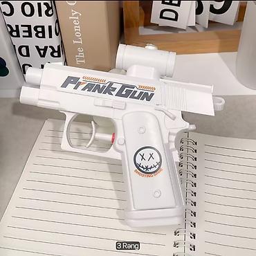 usaq masni: Oyuncaq Su Tapancası🔫– “Prank Gun”(orginal) - Rəng: Mavi,Ağ,Pembe. - — 2