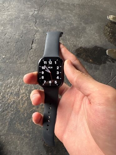 sensor pitiminutka: Б/у, Смарт часы, Apple, Аnti-lost, цвет - Черный