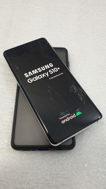Samsung: Samsung Galaxy S10 Plus, Б/у, 128 ГБ, цвет - Голубой, 2 SIM