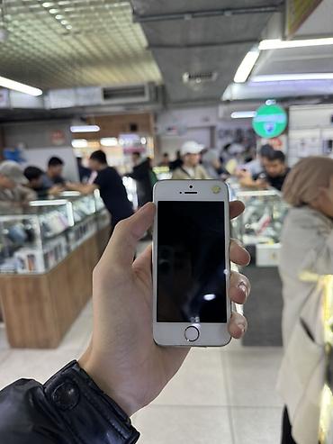 музык: IPhone 5s, Колдонулган, 16 ГБ, Күмүш, Заряддоочу түзүлүш, Каптама — 6