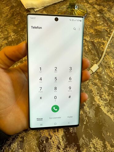 işlənmiş samsung telefonları: Samsung Note 10, 256 GB, rəng - Ağ, Barmaq izi