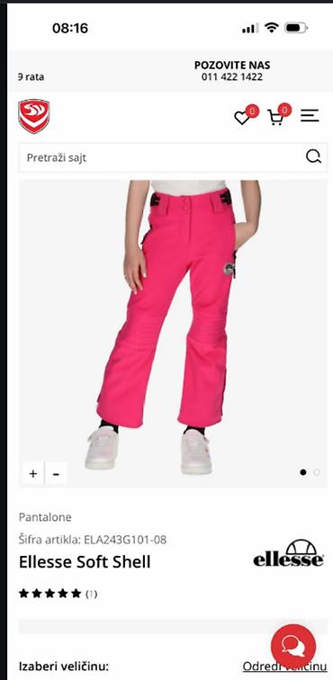 baletanke deichmann: Nove Ellesse kvalitetne softshell ski pantalone, za devojčicu 6 — 1