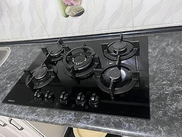 Beko qaz plitəsi – şüşə keramika səthli, 5 gözlü Xüsusiyyətlər: - 5