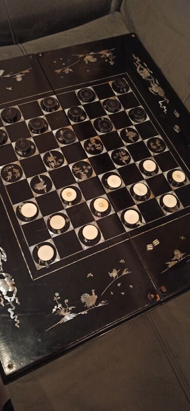 Nərdlər: İnkrustasiyalı nərd-şehi (ikiüzlü) dəsti нерд и шахмат 1969 год - — 6
