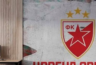 Ostalo: Zidne fototapete sa motivima FK Crvena zvezda - Tematski dizajn za — 2