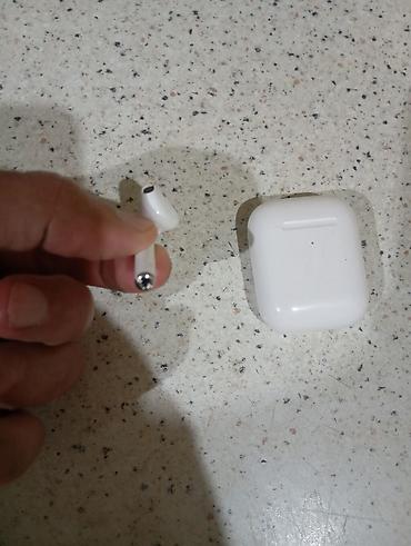 qulaqciq: İşlənmiş Simsiz (Bluetooth) Qulaqcıqlar, Apple, rəng - Ağ — 2